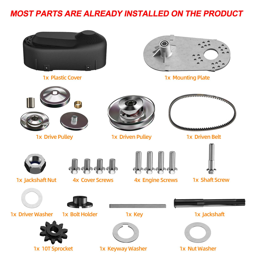 3/4 Bore 6.5 HP Torque Converter Kit B35818