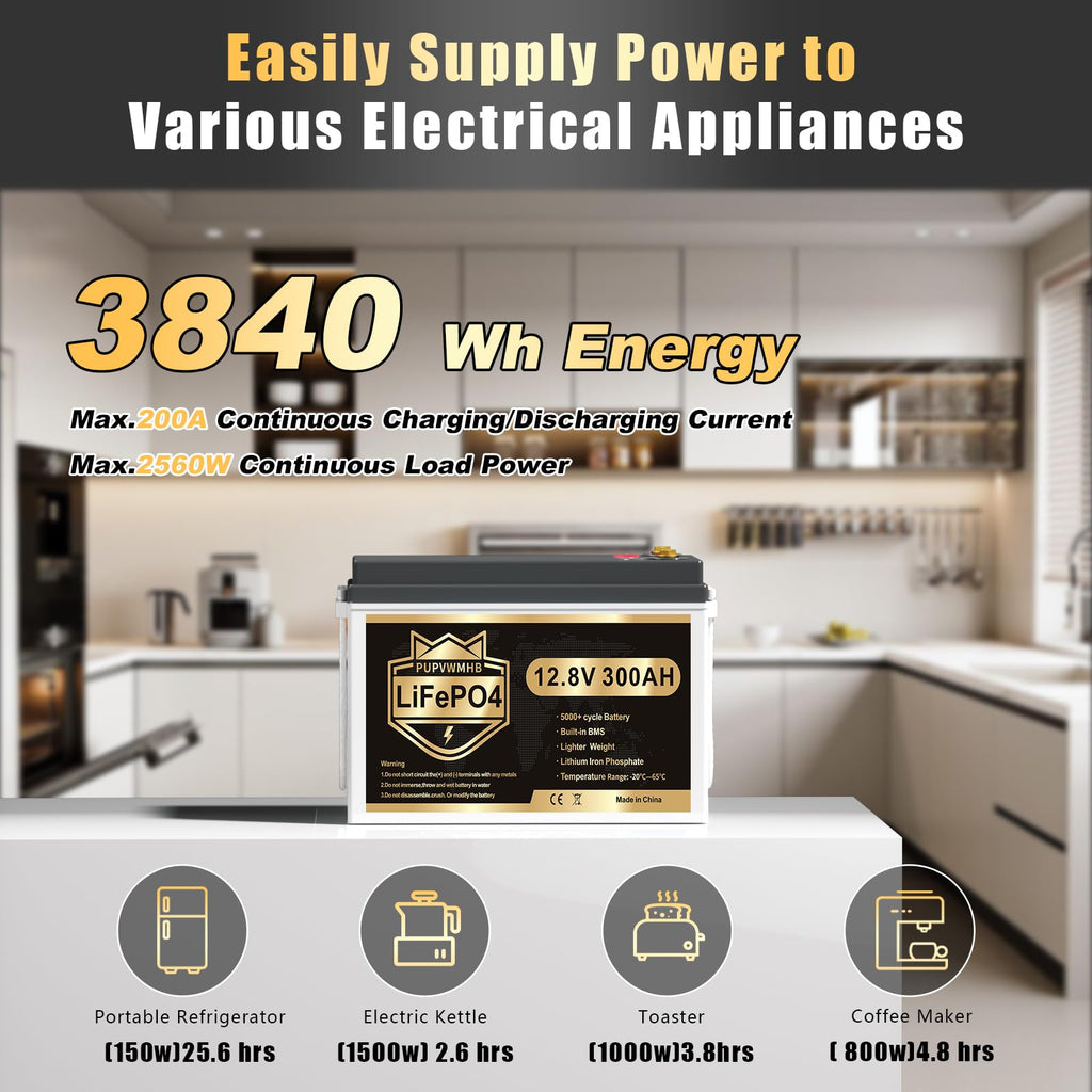 12V 300Ah Lithium LiFePO4 Battery N454472