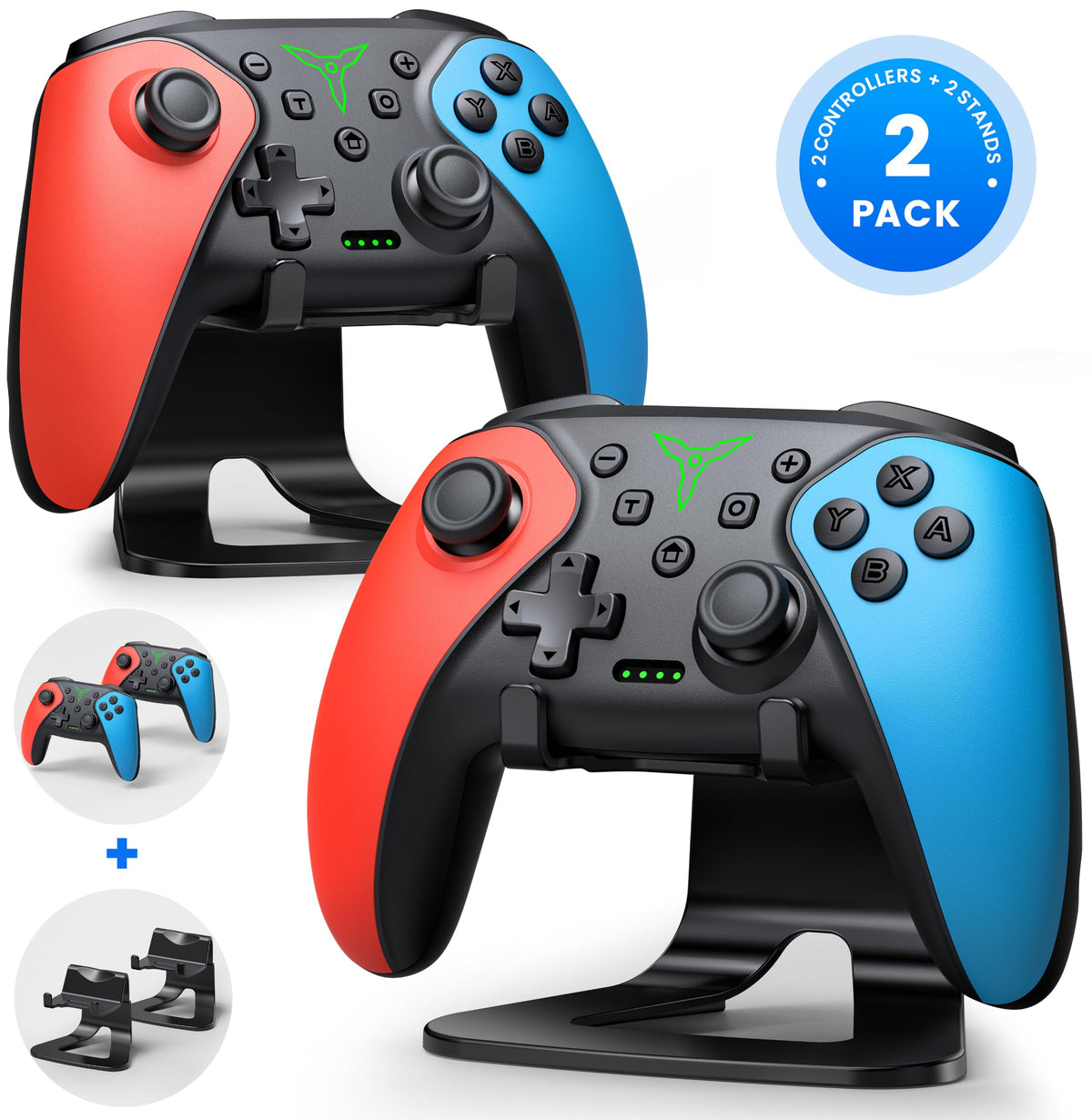 Wireless Switch Controller 2-Pack with Programmable Back Buttons B924093