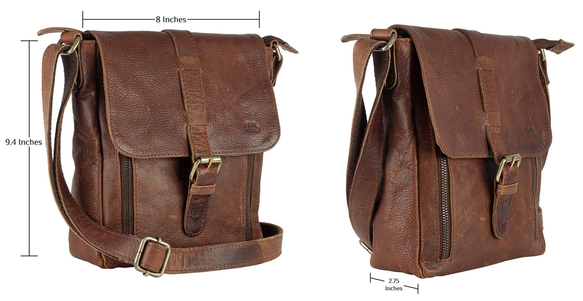 Genuine Leather Crossbody Purse and Handbags Z511