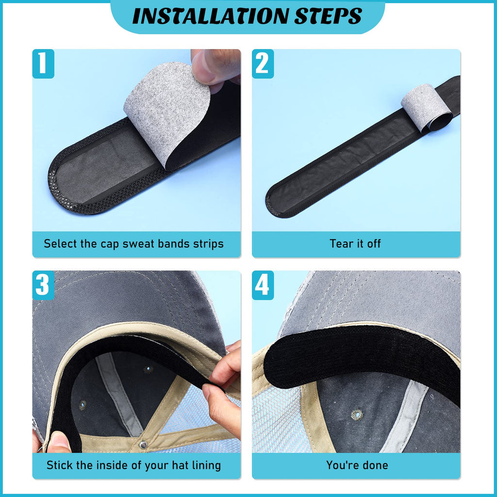30 Pcs Disposable Hat Sweat Liner V620