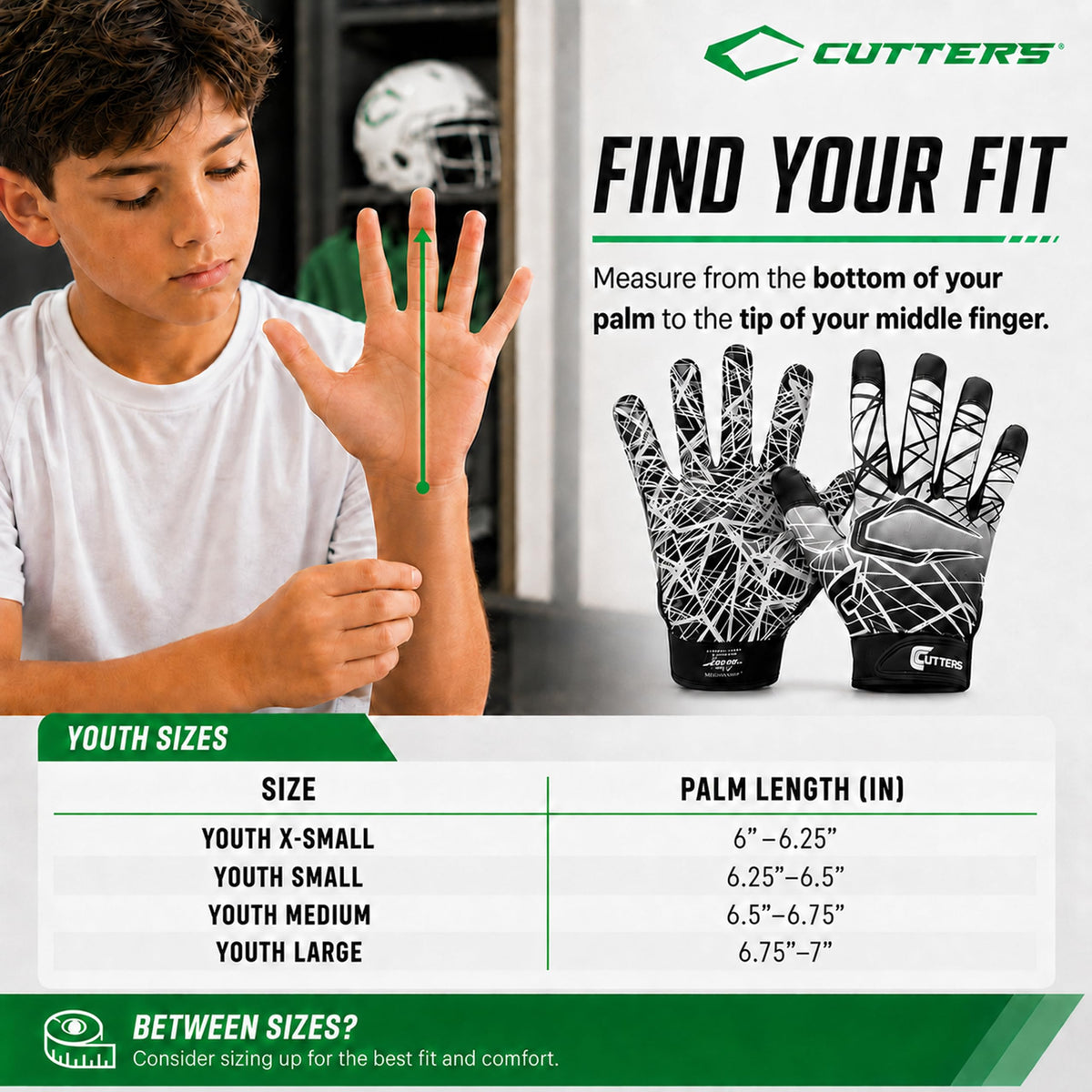 Football Gloves with Silicone Grip N3013