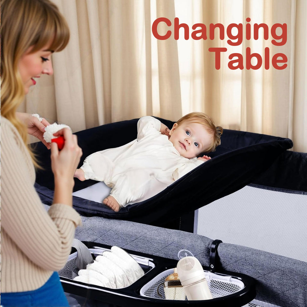 4 in 1 Portable Playard Baby Bassinet U4973
