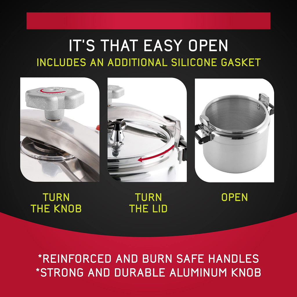 26-Quart Aluminum Pressure Cooker M40240