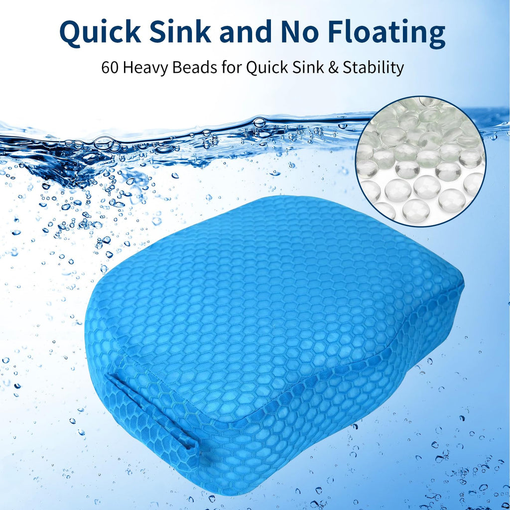 Weighted 3D Air Mesh Inflatable Hot Tub Booster Seat M743