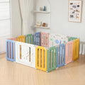 Foldable 14 Panels Baby Playpen H721