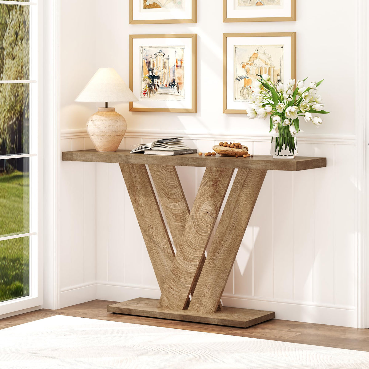 51" Wood Console Table H88586