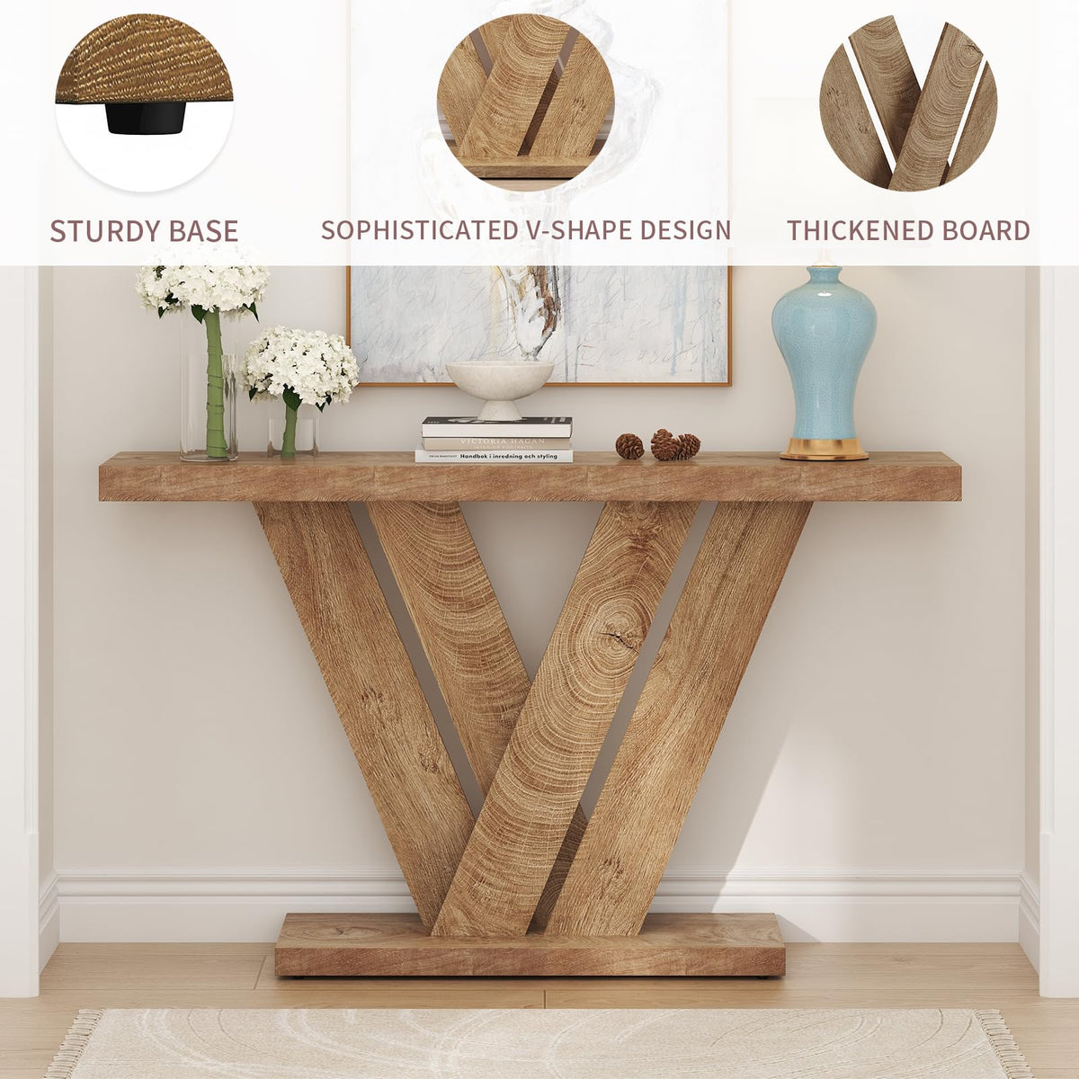 51" Wood Console Table H88586