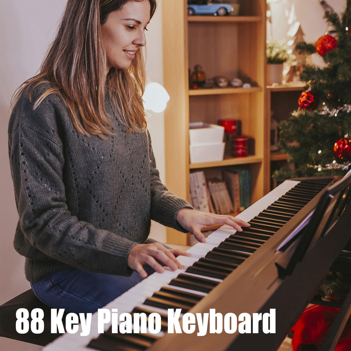 88 Key Digital Piano with Semi Weighted Keys R644712