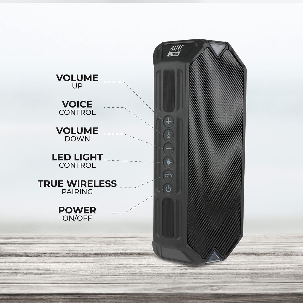 Black Waterproof Portable Bluetooth Speaker Y534081