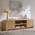 70" Fluted TV Stand with Storage B11611
