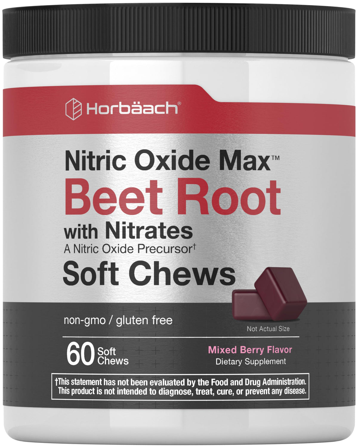 Beet Root Soft Chews 60 Count Mixed Berry Flavor D8128