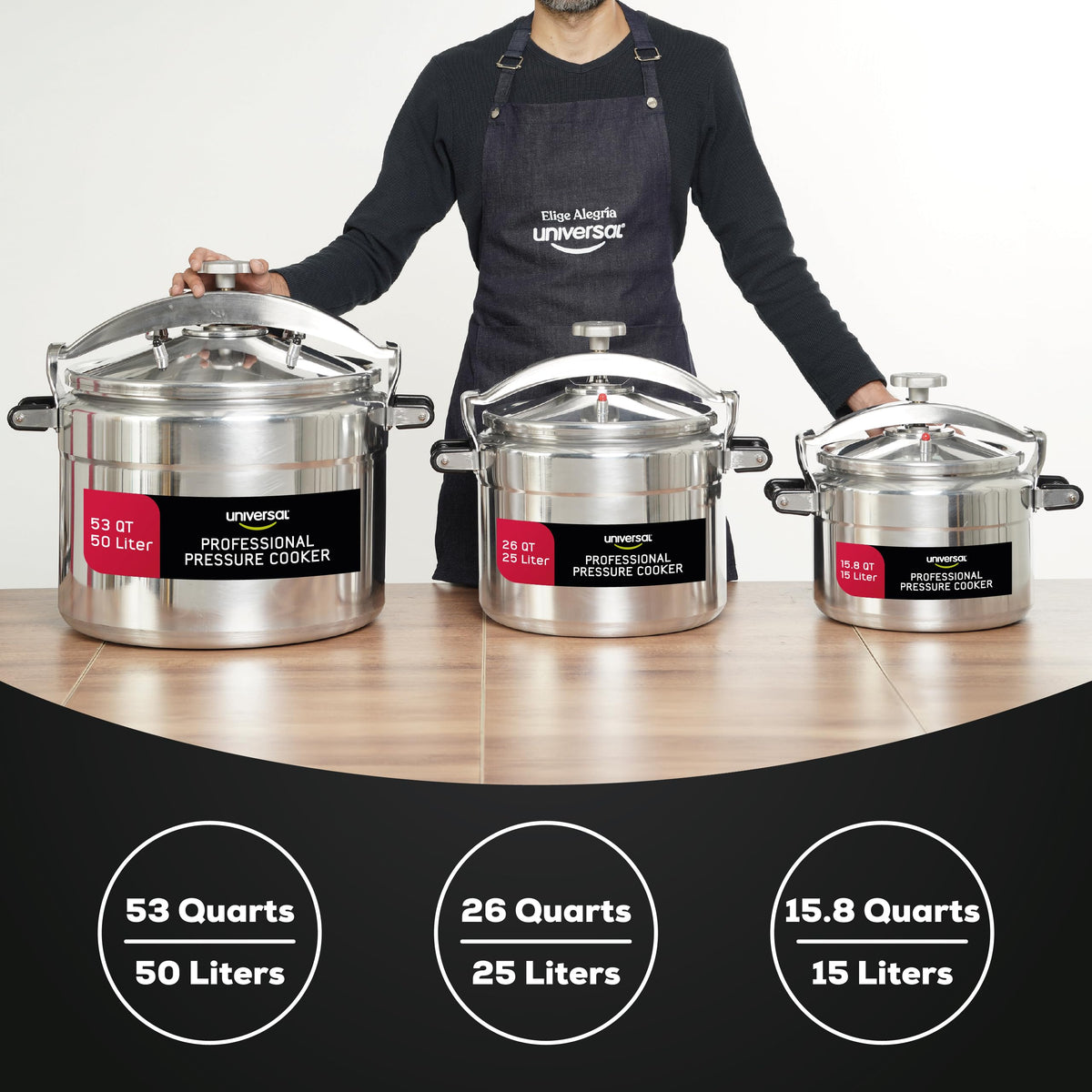 26-Quart Aluminum Pressure Cooker M40240