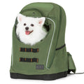 Green Pet Dog Carrier Backpack with Large Ventilations V6539