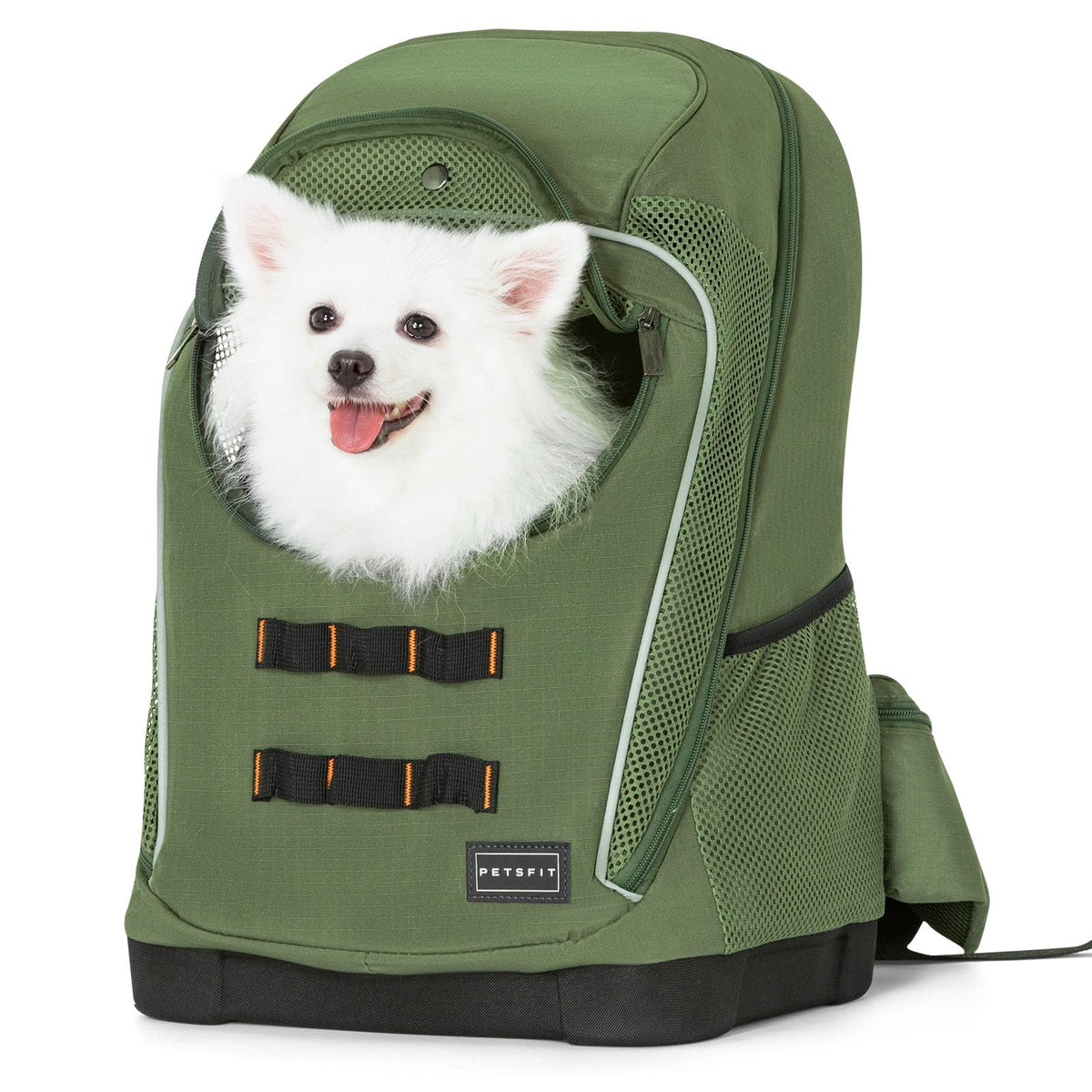 Green Pet Dog Carrier Backpack with Large Ventilations V6539