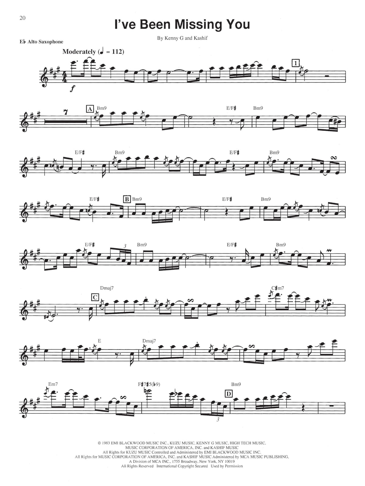 Saxophone Sheet Music Book M35811