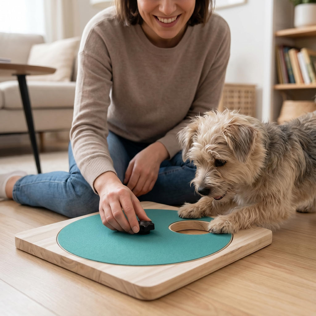Dog Nail Scratch Board with Treat Box N746