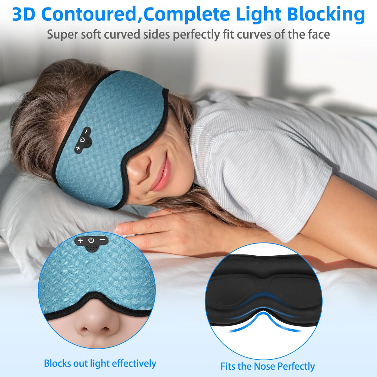 Adjustable Bluetooth 3D Sleep Mask H260616