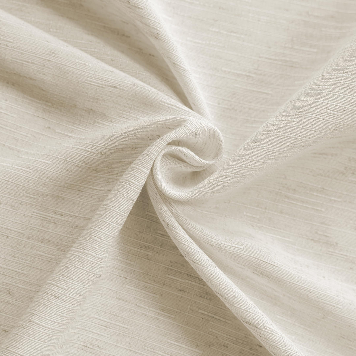 Natural Linen Curtains 90 Inches Long 2 Panels Black Grommets X400745