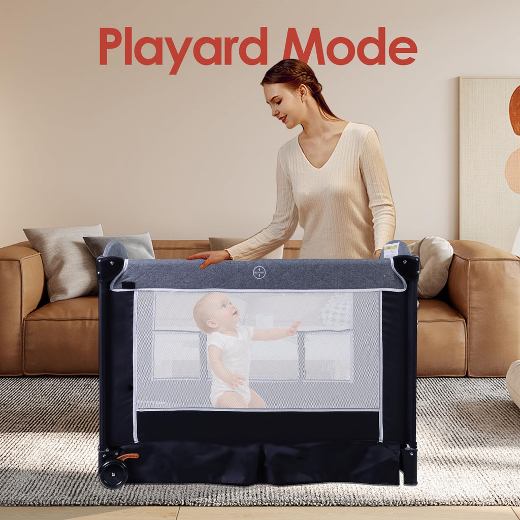 4 in 1 Portable Playard Baby Bassinet U4973