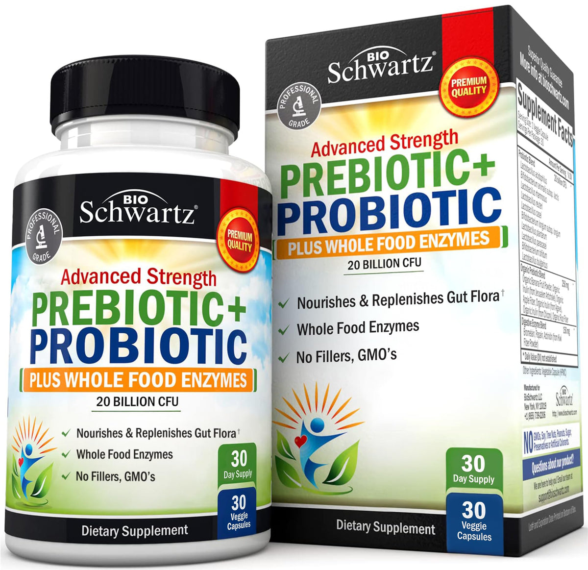 Prebiotics & Probiotics 30 Capsules H68265