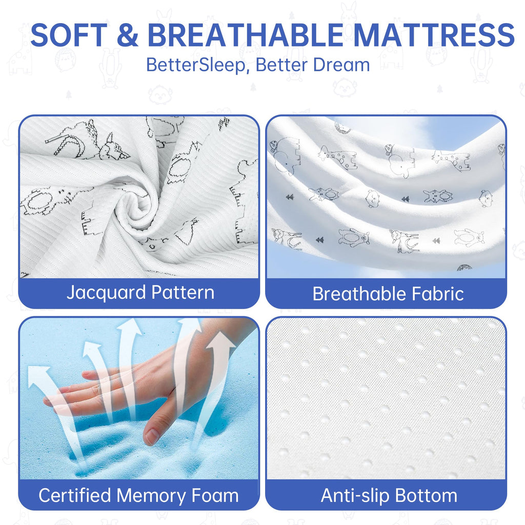 Pack and Play Mattress 38"x26" Firm Support Foam Q9255