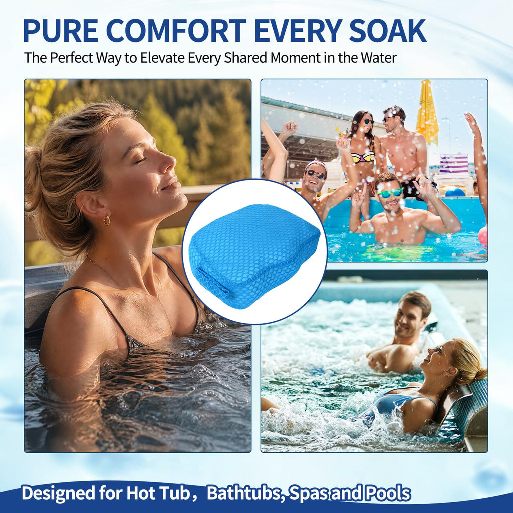 Weighted 3D Air Mesh Inflatable Hot Tub Booster Seat M743