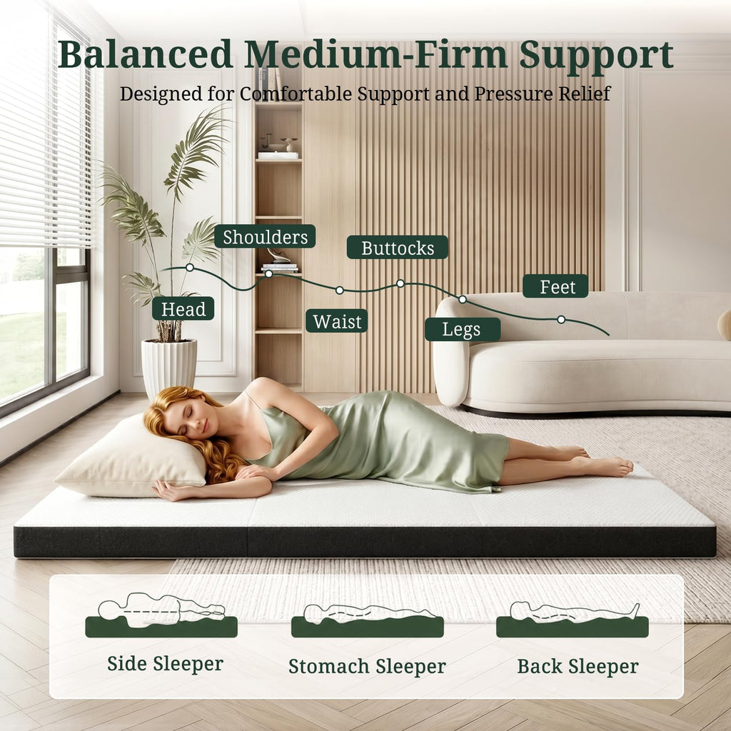 3 Inch Twin Tri-Fold Memory Foam Mattress F2876