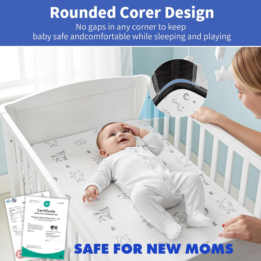 Pack and Play Mattress 38"x26" Firm Support Foam Q9255