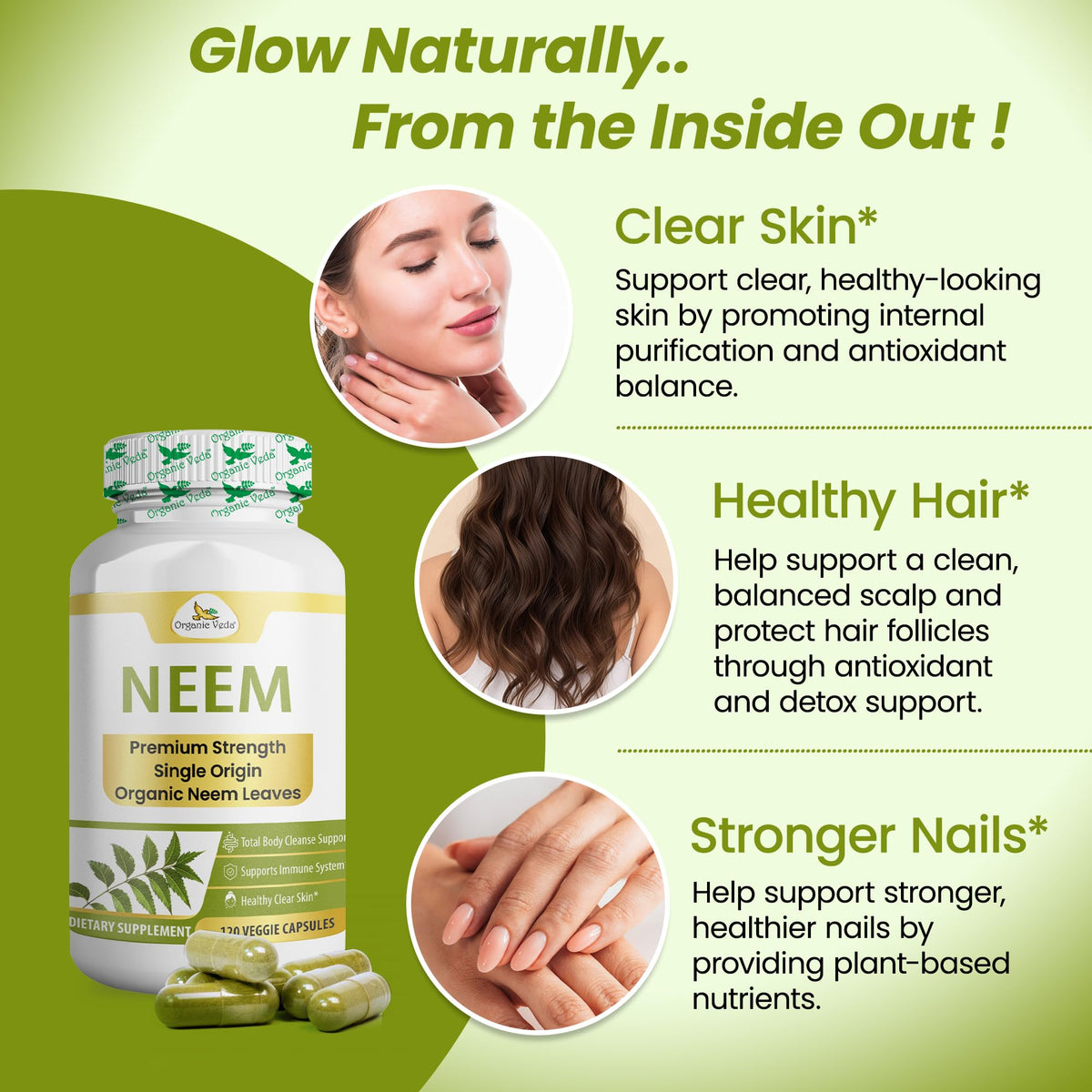 Neem Capsules 120 Vegan Capsules H55413