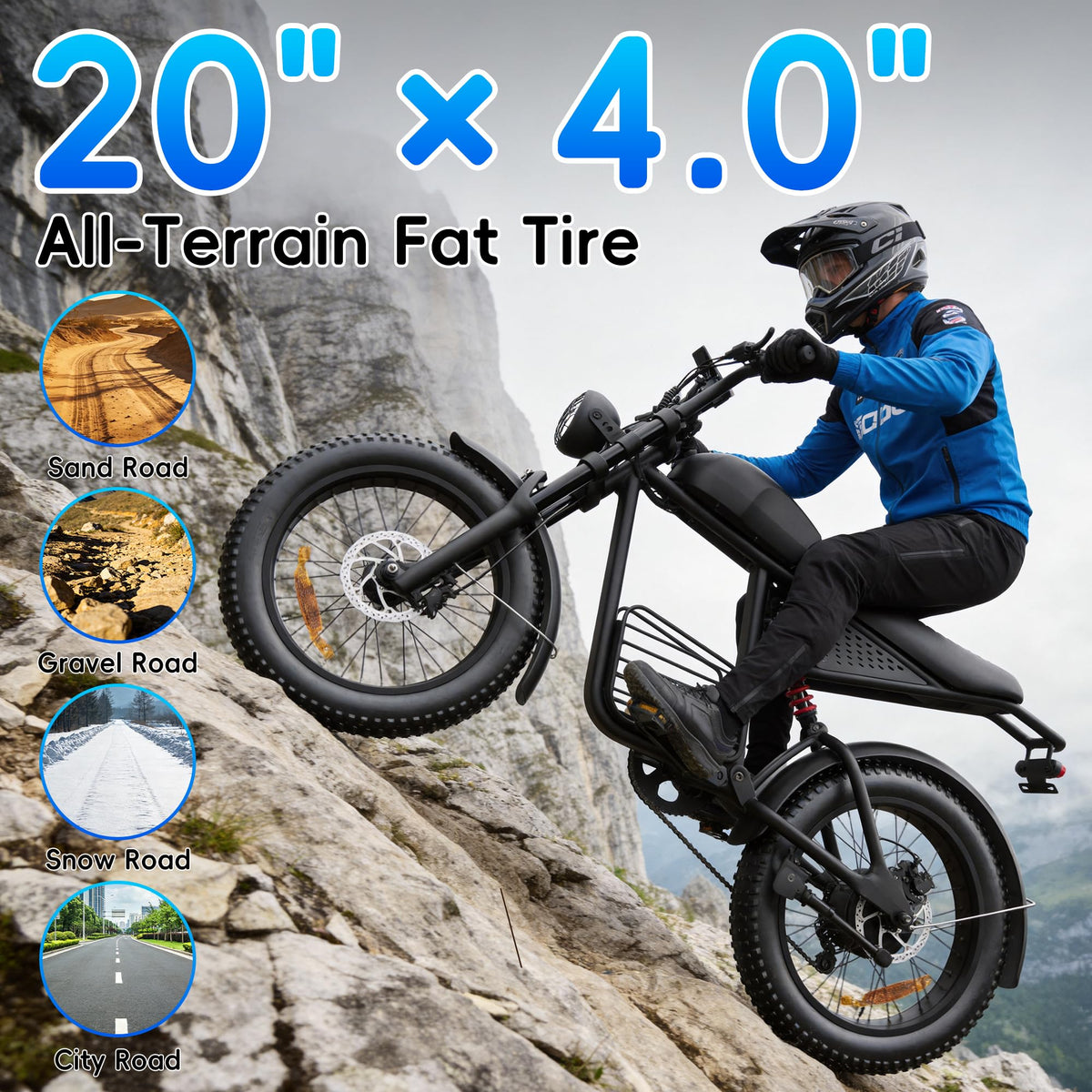 20" Fat Tire Electric Bike P79220