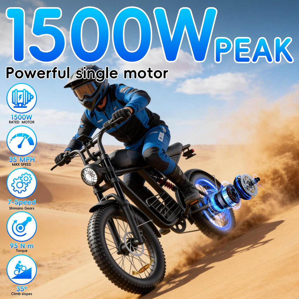 20" Fat Tire Electric Bike P79220