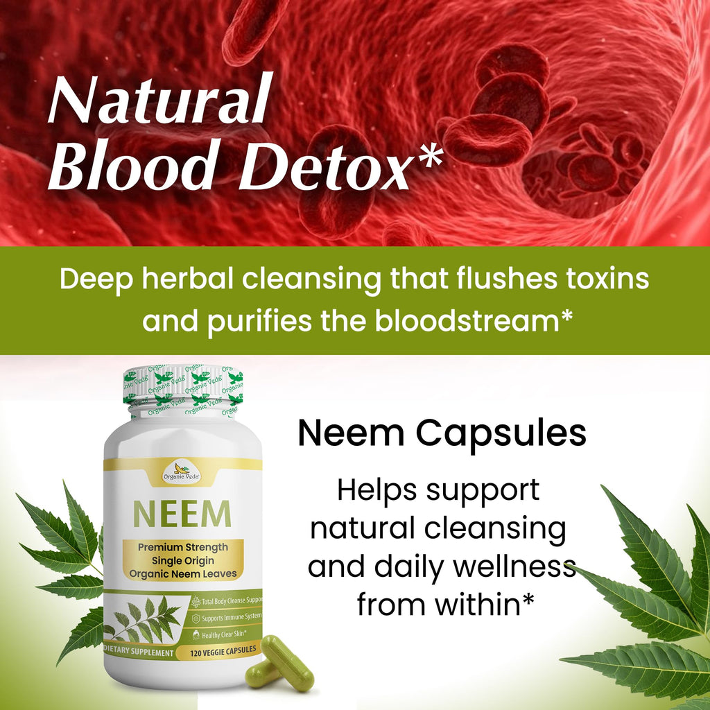 Neem Capsules 120 Vegan Capsules H55413