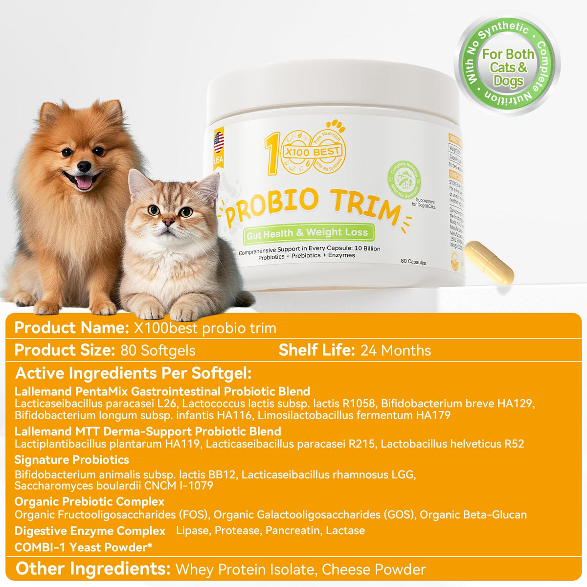 Probiotics for Dogs and Cats A56604
