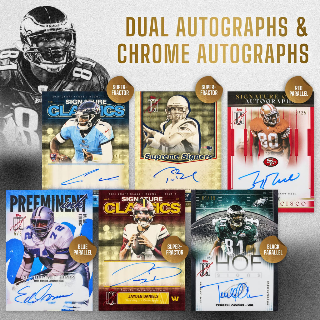 2025 Topps NFL Signature Class Football Value Box S672733