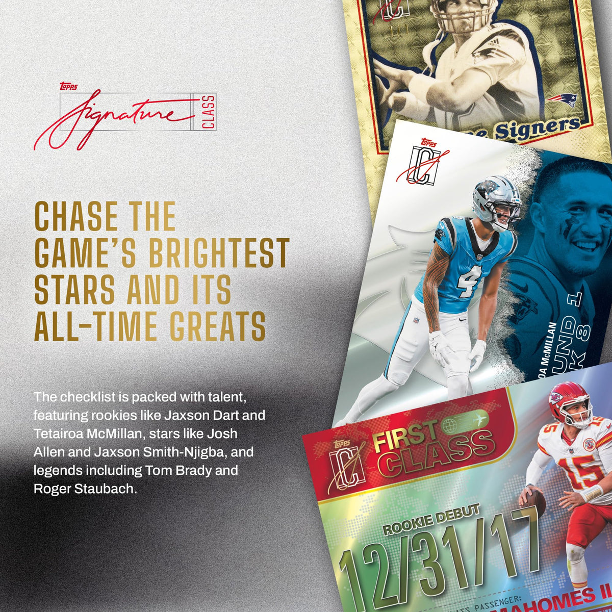 2025 Topps NFL Signature Class Football Value Box S672733