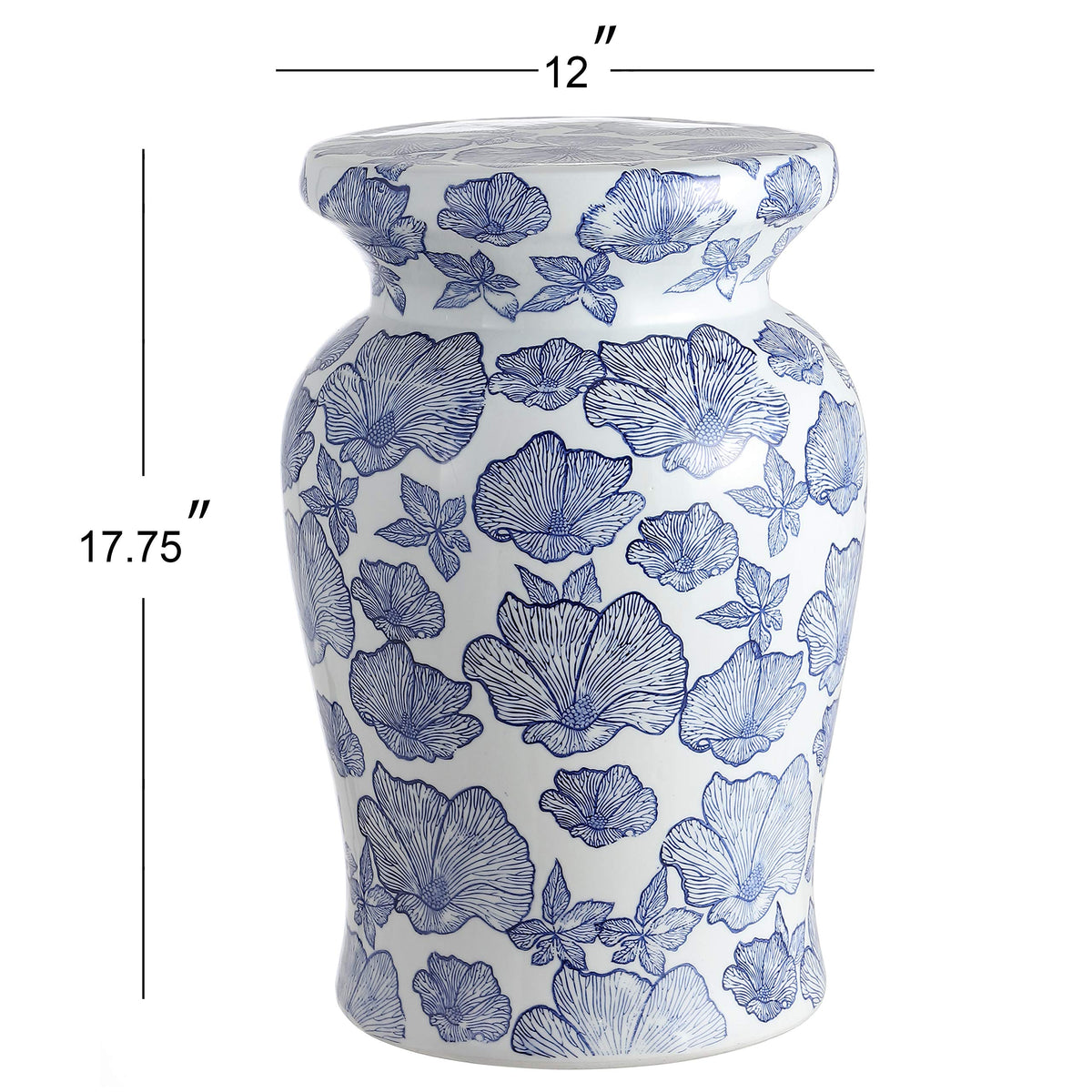 Ceramic Drum Garden Stool Side Table I448212
