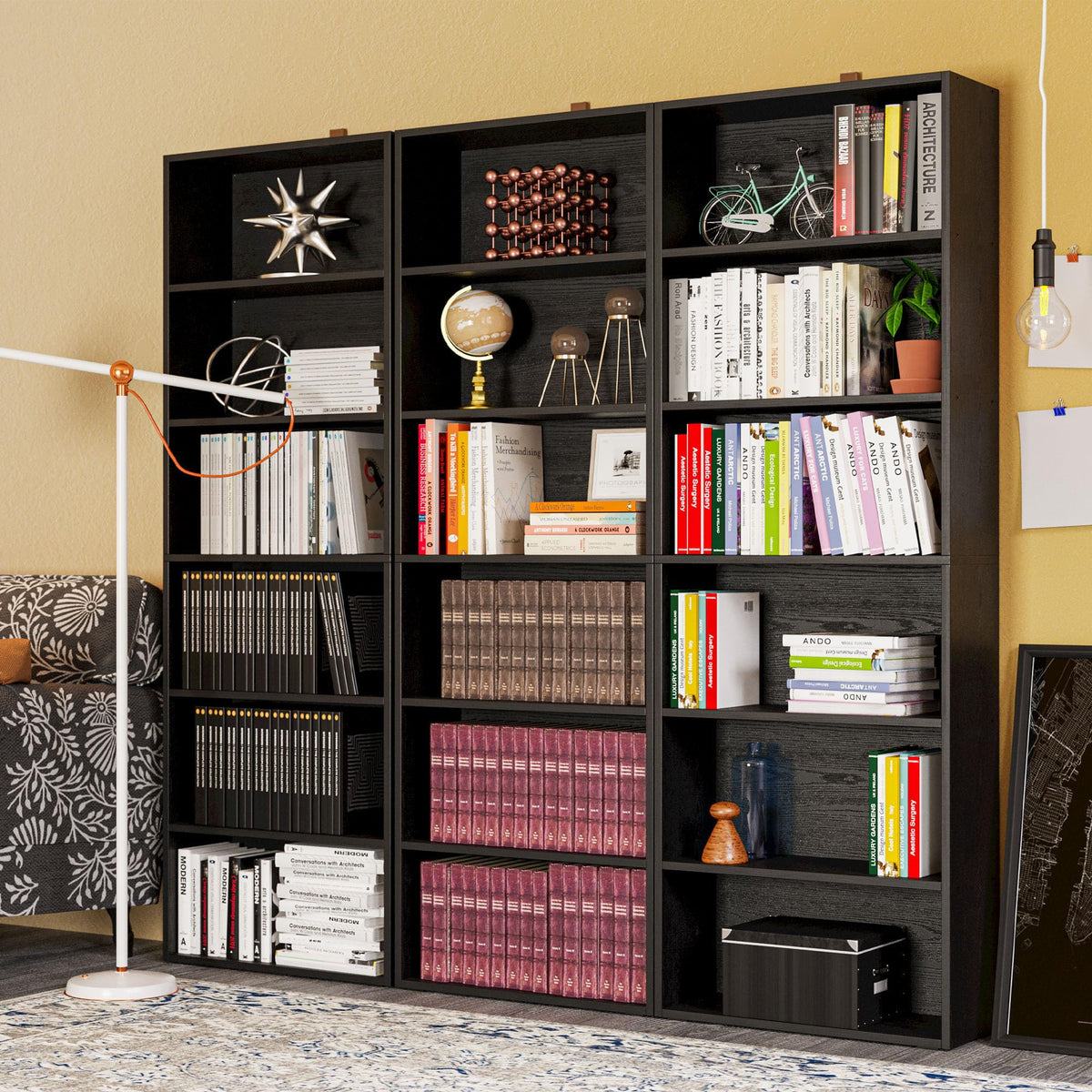 6 Tiers 70 in Tall Bookshelves and Bookcases K5965