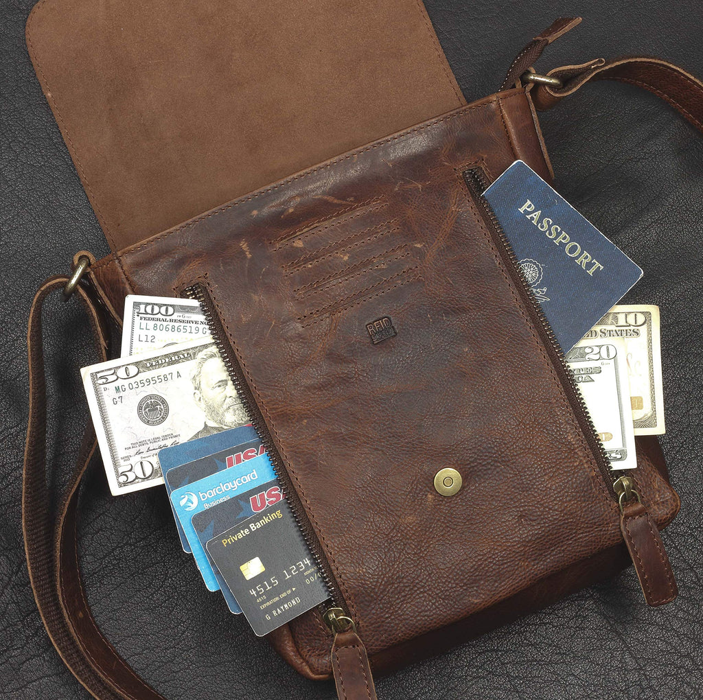 Genuine Leather Crossbody Purse and Handbags Z511